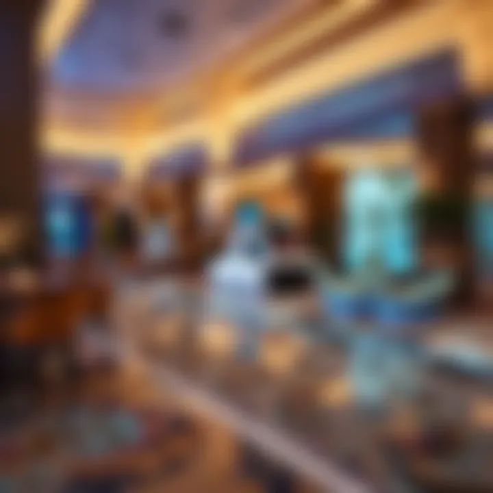 Leisure and Entertainment Amenities at the Casino Amenities offered at Al Marjan Island Casino, highlighting entertainment and leisure options.