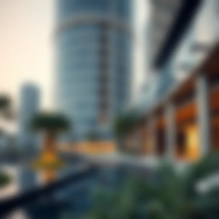 Sustainability elements integrated into the design of the Al Razi Building.