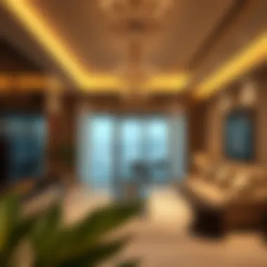 Luxurious Living Space in Al Sharhan Building Luxurious living space inside the Al Sharhan Building highlighting modern amenities