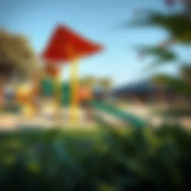 A beautifully designed children's play area amidst nature