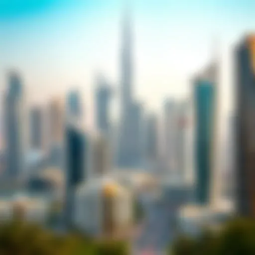Stunning Dubai skyline showcasing modern architecture