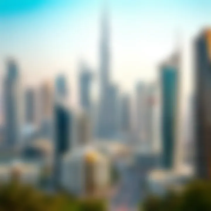Stunning Dubai skyline showcasing modern architecture