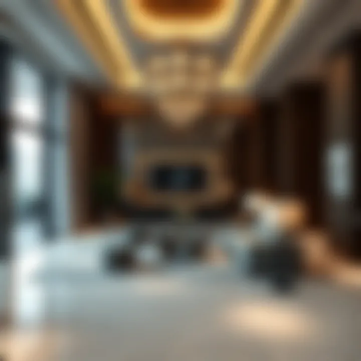 Luxurious property interior highlighting upscale design