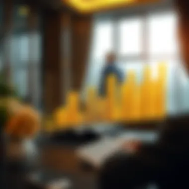 Graph of Gold Price Fluctuations Graph illustrating fluctuations in gold prices over time