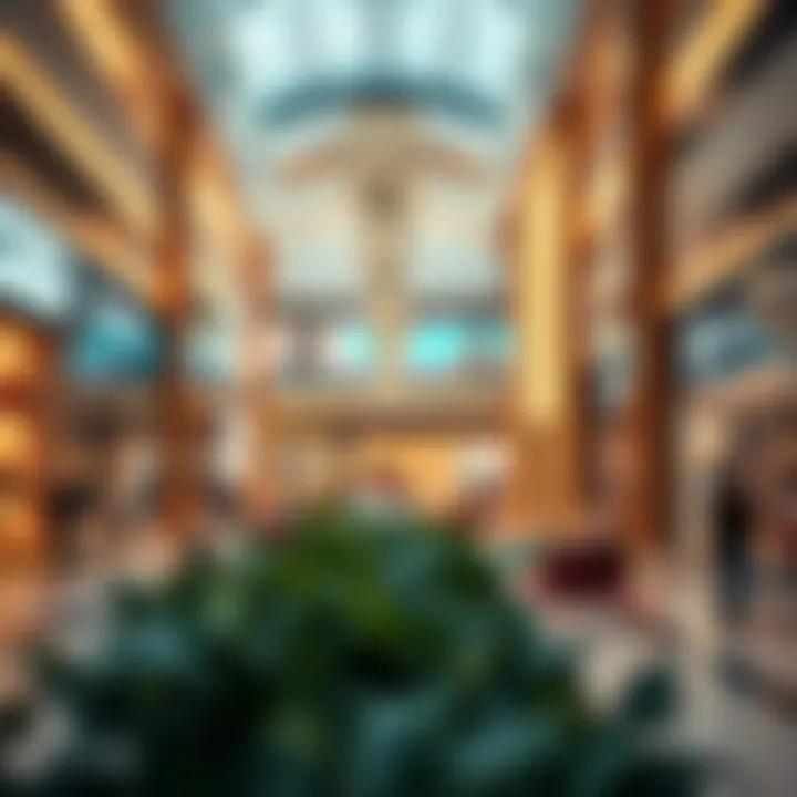 Interior shot highlighting the diverse retail offerings