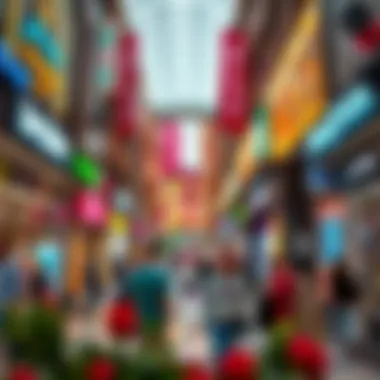 Nearby shopping complex adjacent to BurJuman Metro Station