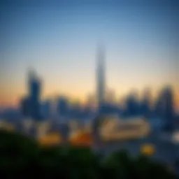 A serene Dubai skyline showcasing modern architecture.