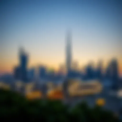 A serene Dubai skyline showcasing modern architecture.