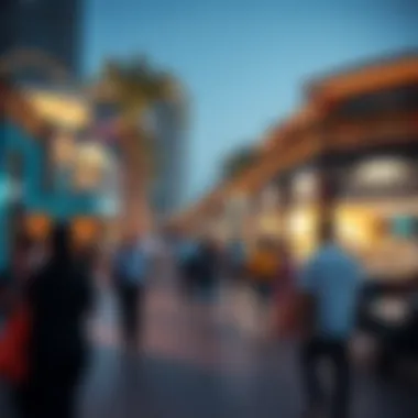 Community Life at Al Seef Waterfront The lively atmosphere of Al Seef Waterfront with visitors enjoying the various amenities and scenic beauty.