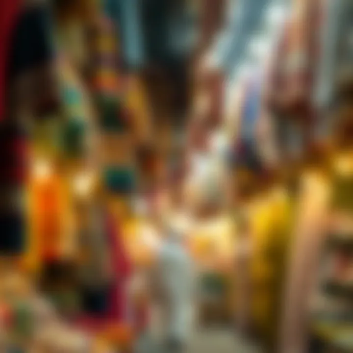 Rich Textiles and Garments of Meena Bazar Traditional textiles and garments available at Meena Bazar