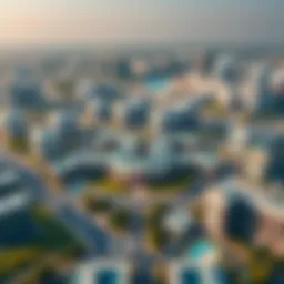 Aerial view of Dubai Investment Park showcasing its expansive layout
