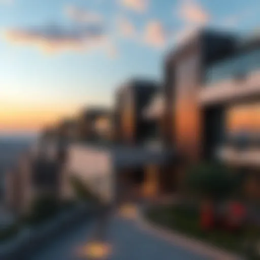 Stunning skyline of Garhoud Views showcasing modern architecture