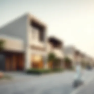 Modern architecture in Khafayif Al Khawaneej highlighting luxury living