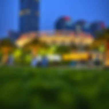 Visitors enjoying recreational activities at Khalifa Park