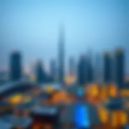 Stunning skyline view of Dubai showcasing Novvi properties