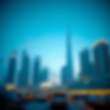 Overview of Business Bay skyline