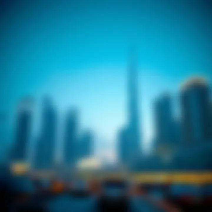 Overview of Business Bay skyline