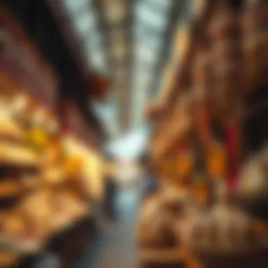 Traditional Goods at Old Town Souk Vibrant market stalls showcasing traditional goods