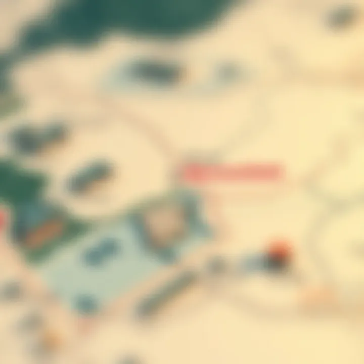 Map highlighting the geographical location of Muweilah in Dubai