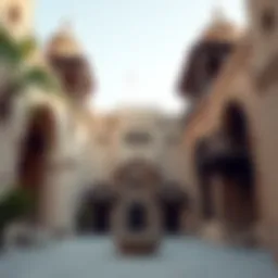 Historical architecture of الشندغة showcasing cultural heritage