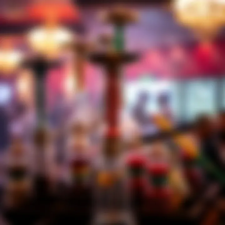 Vibrant Selection of Shisha Flavors A vibrant selection of shisha flavors on display