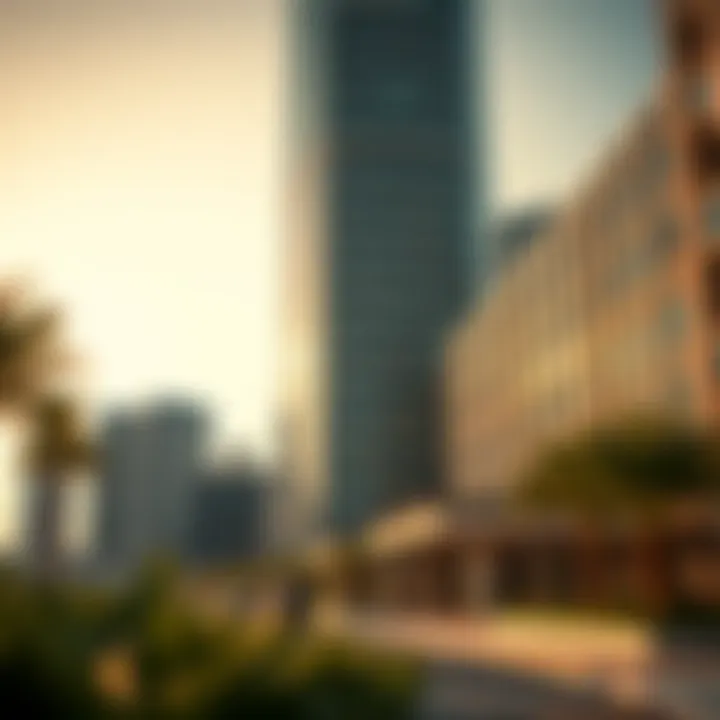 Strategic Location of the Conrad Office Tower Strategic location of the Conrad Office Tower in Dubai