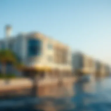 Luxurious waterfront properties along the Corniche