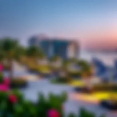 Vibrant recreational spaces and parks by the waterfront