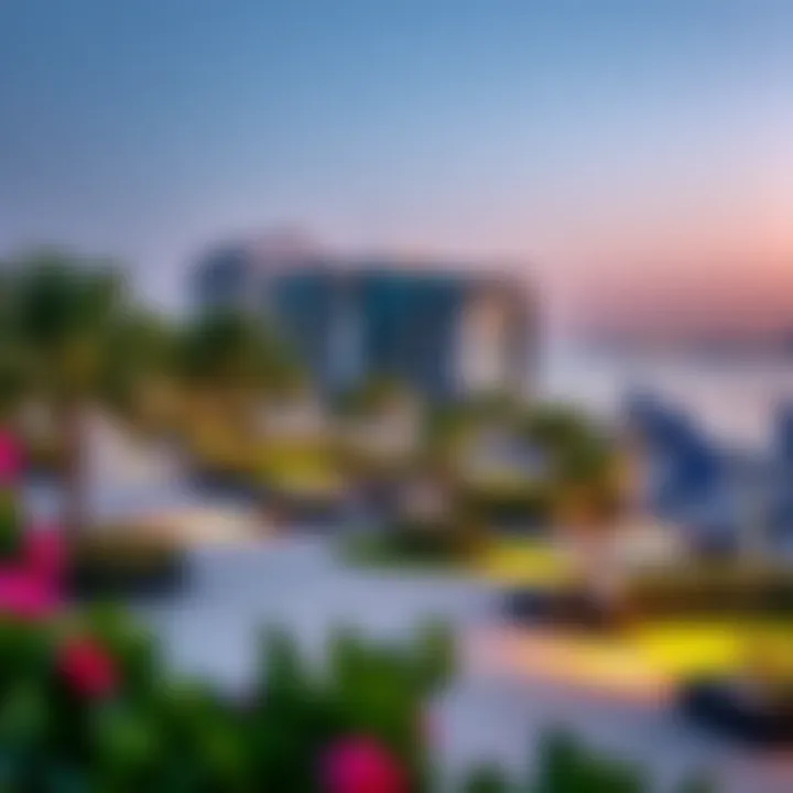 Vibrant recreational spaces and parks by the waterfront