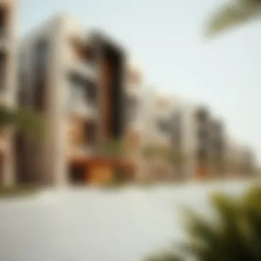 Elegant residential buildings in واحة الهيلي reflecting modern design