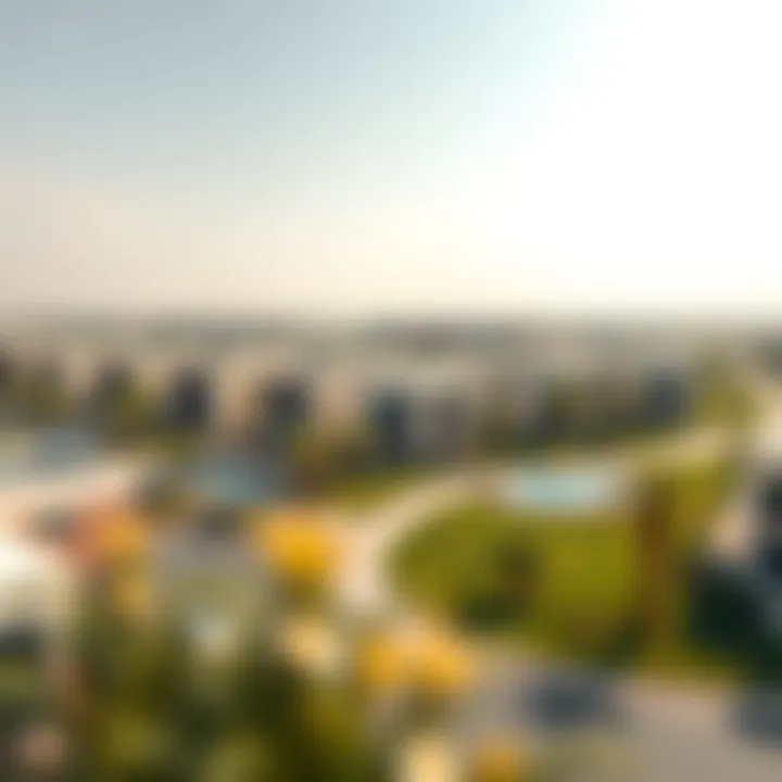 Aerial view of Fairway Villas 2 highlighting its strategic location