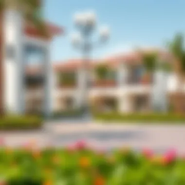 Community amenities surrounding Fairway Villas 2 including parks and recreational areas