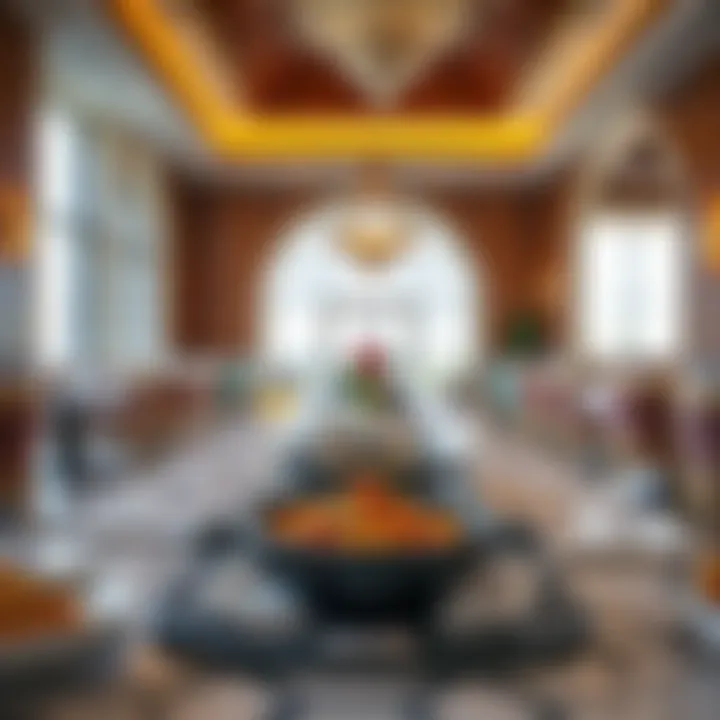 Culinary Offerings at Khalidia Palace Hotel Diverse culinary offerings presented at Khalidia Palace Hotel