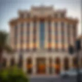 Luxurious exterior view of Khalidia Palace Hotel