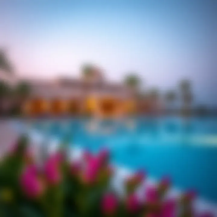 Relaxing Pool Area at Khalidia Palace Hotel Stunning pool area providing relaxation at Khalidia Palace Hotel