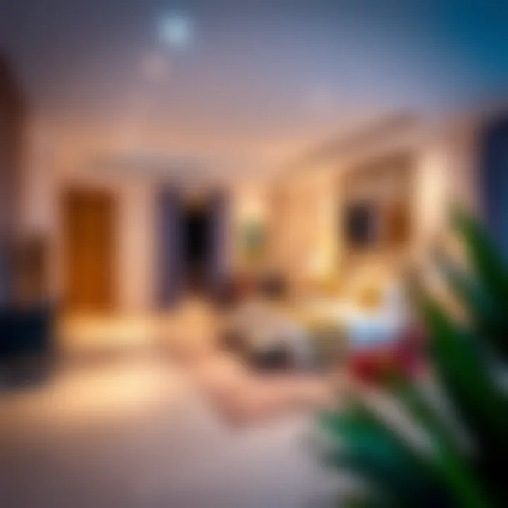 Elegant Suite at Khalidia Palace Hotel Elegant suite showcasing modern decor at Khalidia Palace Hotel