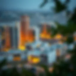 Panoramic view of Mussafah showcasing modern residential buildings