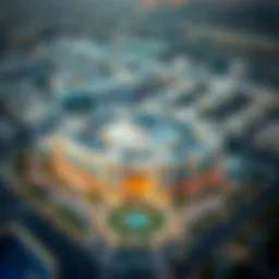 Aerial view of مركز القبائل شارع حصة showcasing its architectural beauty