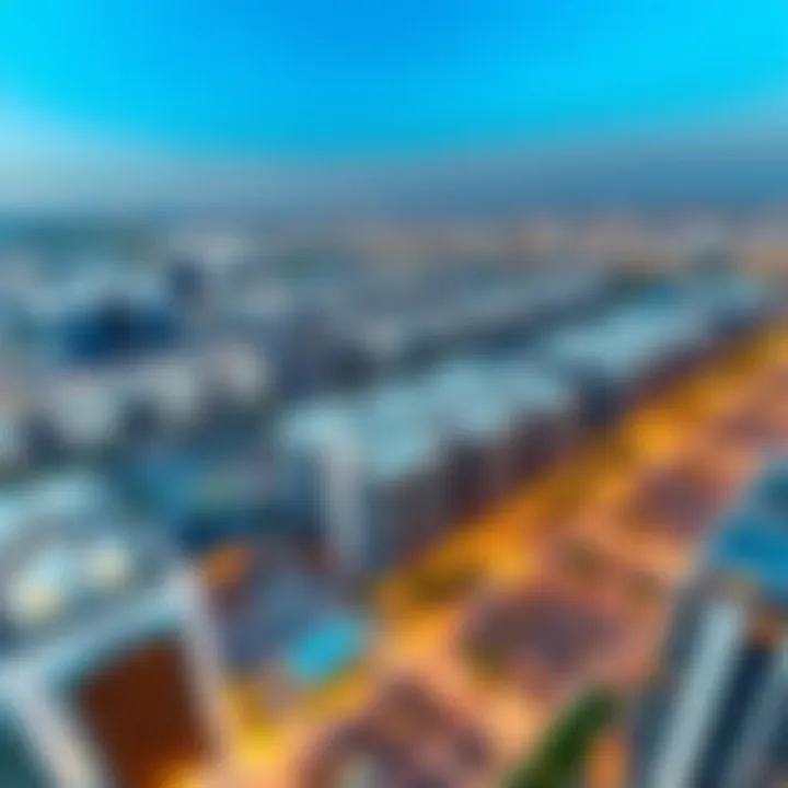 MAG JLT Aerial Perspective Aerial view of MAG JLT showcasing its modern architecture