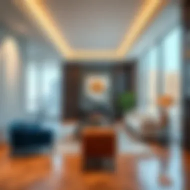 Luxury Apartment Interior at MAG JLT Interior view of a luxury apartment in MAG JLT