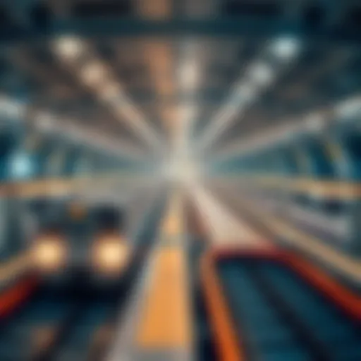 Detailed layout of Dubai metro map