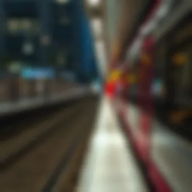 Graph illustrating real estate trends influenced by metro