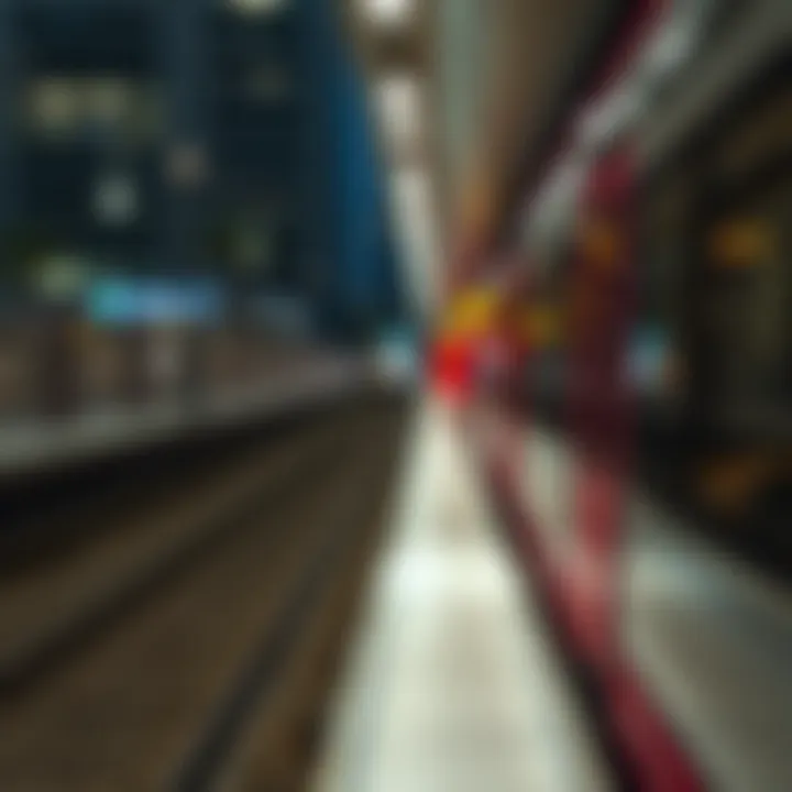 Graph illustrating real estate trends influenced by metro