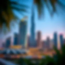 Stunning skyline view of Dubai showcasing modern architecture