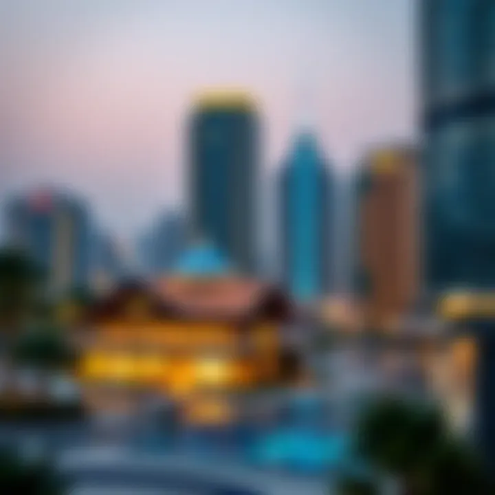 Graph depicting real estate investment trends in Dubai