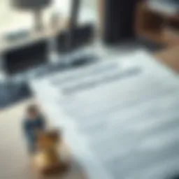 Document outlining tenancy contract termination