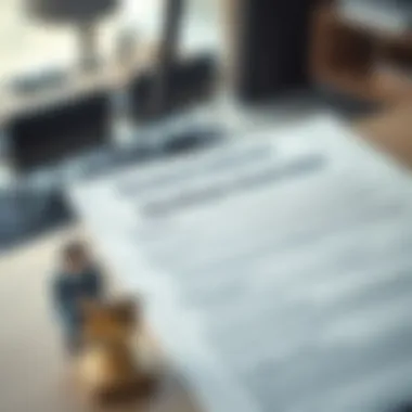 Document outlining tenancy contract termination