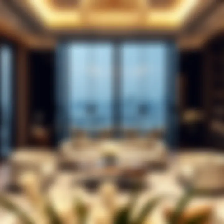 Interior design elements highlighting luxury and modernity in Reef Tower Cluster O