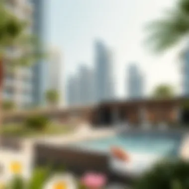 Visual representation of the sustainable features integrated into Reef Tower Cluster O