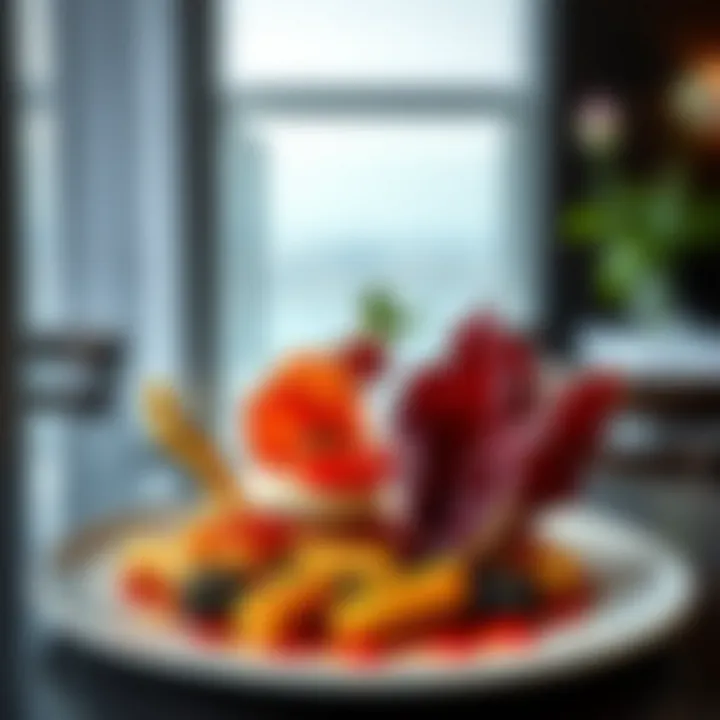 An exquisite dish representing the diverse culinary offerings at Restaurant The Pointe.